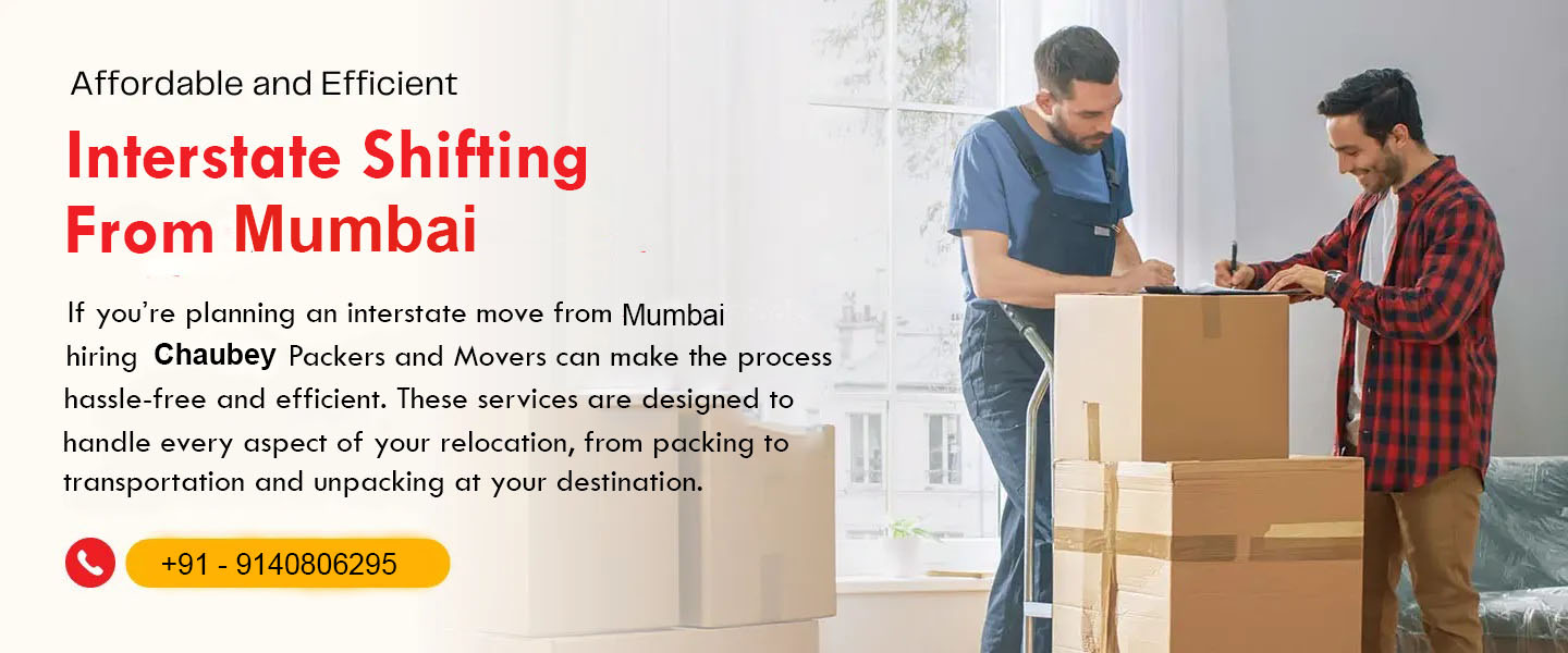 Interstate shifting from Mumbai